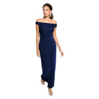 Joseph Ribkoff Kleedjes Blue - Dames - Avondkleed - Blauw - 3XL - Kleedjes