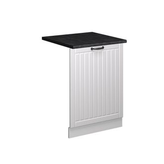 Vicco Panel Frontal Del Lavavajillas Fame-line, Blanco Casa De Campo, 60 Cm, Et Antracita Vicco