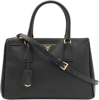 Prada Pre-owned Vintage Handbag - Dames - Vintage Handtas - Zwart - ONE Size - Leer - Vintage