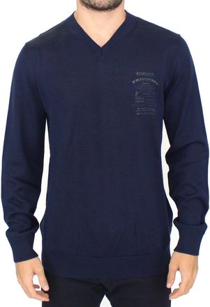Ermanno Scervino Wool Blend V-neck Pullover Mens Sweater