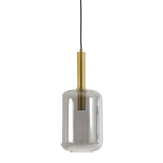 Light & Living L&aacute;mpara Colgante - Lekar - Bronce - Vidrio - - Light&living
