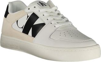 Calvin Klein Colorblock Logo Sneaker - White