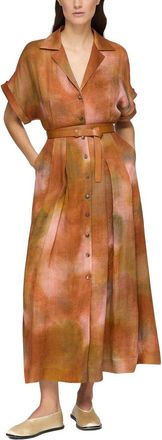 Lafayette 148 New York Notch Lapel Shirtdress