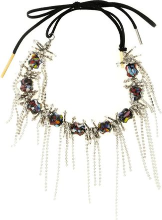 Dries Van Noten Accessoires, Dames, Veelkleurig, ONE Size, Katoen, Statement Ketting