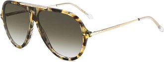 Isabel Marant Blauwe Zonnebril Stijlvolle Bescherming Ss 25 - Dames - Zonnebrillen - Veelkleurig - 60 MM - Accessoires