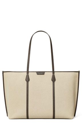 Tory Burch Perry Canvas Tote in Natural at Nordstrom