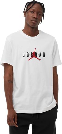 Nike Mens Jordan White Air Wordmark T-Shirt, White, S