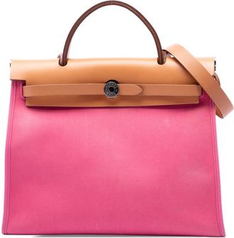 Herm&egrave;s Pre-owned Hermes Toile Herbag Zip 31 Satchel Ladies MCYE9GJI84Z4E0ES