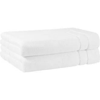 Linum Home Textiles 2-Pack Anovia Cotton Bath Mats in White at Nordstrom Rack