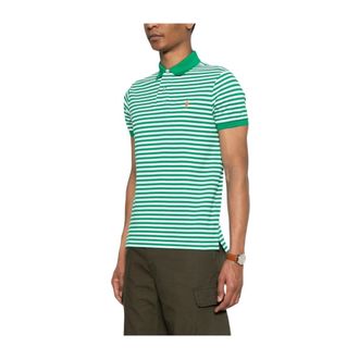 Polo Ralph Lauren Polo Shirts, male, Green, Size: XL Cotton Polo Shirt