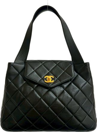 Chanel Leather Shoulder Bag Tote Bag (Pre-Owned)