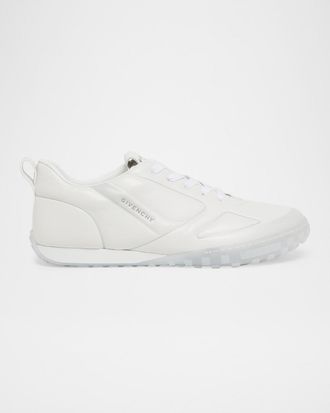 Givenchy Men & apos;s New Glide Leather Low-Top Sneakers