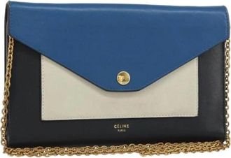 Celine Pre-owned Vintage Leren Clutch - Dames - Vintage Clutch - Veelkleurig - ONE Size - Leer - Vintage