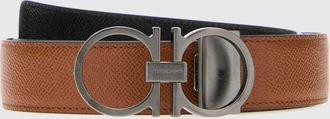 Ferragamo Cintura reversibile in pelle con fibbia Gancini