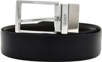 HUGO BOSS Leren Riem - Heren - Riemen - Zwart - ONE Size - Leer - Accessoires