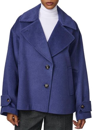 Bernardo Medium Wool-Blend Coat