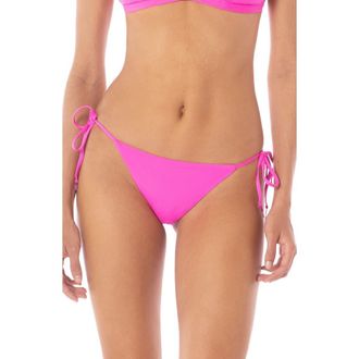Maaji Poppy Pink Sunning Reversible Bikini Bottoms at Nordstrom Rack, Size Medium