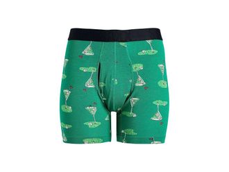 Saxx Underwear Droptemp Cooling Cotton Boxer Brief Fly Mens Underwear Golf Martini/Lush Meadow : 2XL, Cotton/Mesh/Modal