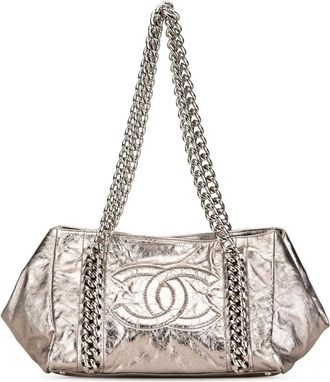 Chanel Shopper - 2008-2009 Medium Metallic Calfskin Modern Chain To - für Damen