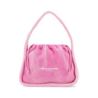 Alexander Wang Pink Corduroy Small Ryan Handbag