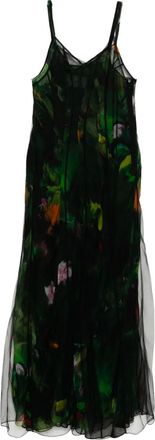 Quetsche Abito floreale a strati - Nero