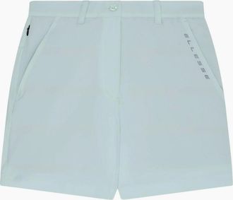 Ellesse Womens Fayia Solid Patterned Bermuda Shorts - Green - Size: 14/30in