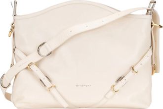 Givenchy Tassen, Dames, Beige, ONE Size, Leer, 4G Schoudertas