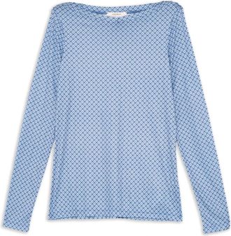 Maliparmi Mujer, Camisetas, Azul, Talla: L