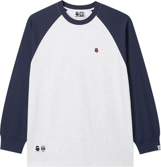Fingercroxx T-shirt con maniche raglan - Bianco