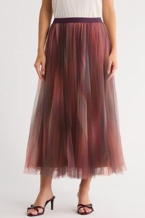 Daniel Rainn Tulle Skirt in Merlot at Nordstrom Rack, Size X-Large