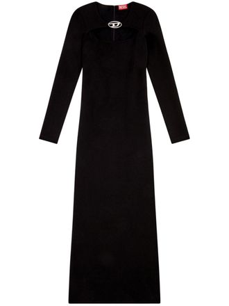 Diesel D-Ams logo-plaque dress - Black