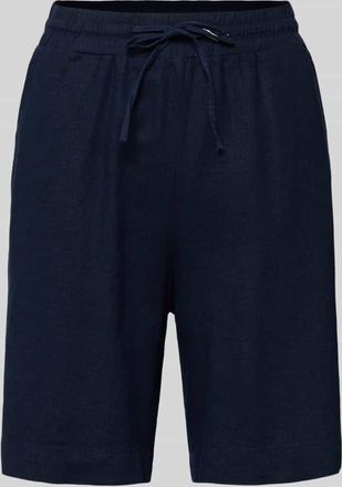 Freequent Leinenshorts mit elastischem Bund Modell Lava in Dunkelblau, Gr&ouml;&szlig;e XXL