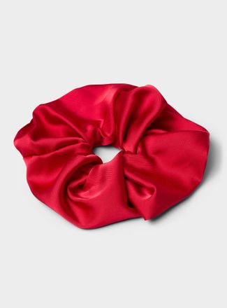 Simons Womens Large satin coloured scrunchie
