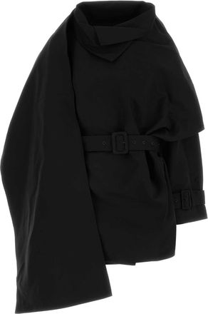 Entire studios Black Cotton Coat