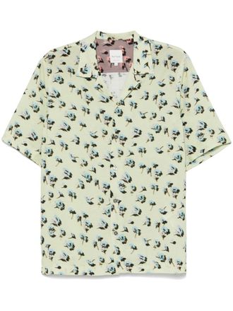 Paul Smith Overhemd met bloemenprint - Groen