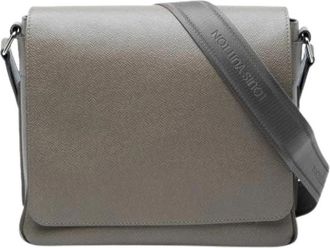 Louis Vuitton Pre-owned Roman PM Cross Body Bag - Heren - Vintage Schoudertas - Grijs - ONE Size - Leer - Vintage