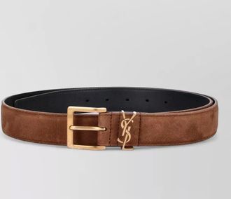 Saint Laurent suede belt