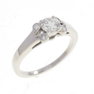 Cartier Platinum Platinum 950 Band Ring (Pre-Owned)