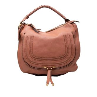 Chlo&eacute; Pre-owned Hobo Bag - Dames - Pre-owned - Roze - Maat: ONE Size Leer