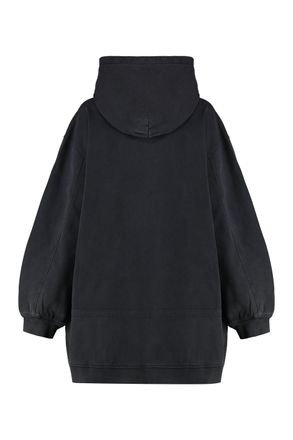 Alexander Wang Hooded Cotton Dress - Black