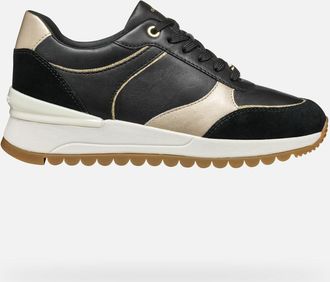 Geox Scarpe Desya Donna Nero/oro Chiaro