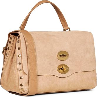 Zanellato Womens Handbag Postina Beige San Gimignano Bovine Leather Handbags Hand Bags