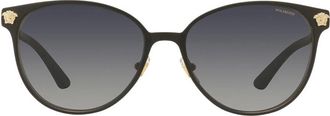 Versace Gepolariseerde Phantos zonnebril met zwart montuur - unisex - Zonnebrillen - Zwart - 57 MM - Accessoires