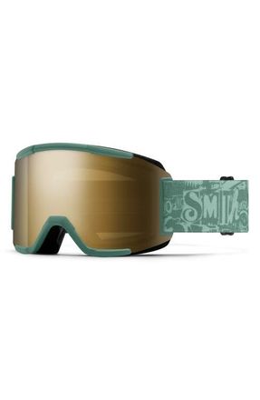 Smith Squad 203mm ChromaPop Snow Goggles in Cactus Zine /Chromapop Sun at Nordstrom