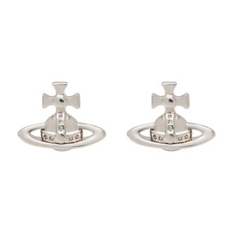 Vivienne Westwood Earrings, female, Gray, Size: ONE SIZE Lorelei Stud Earrings