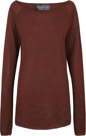 Cortana Kegon lang- trui en kasjmier rood - Dames - Cashmere truien - Rood - XS - Kasjmier - Truien & Vesten