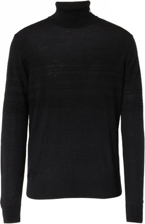 Emporio Armani Zwarte Coltruien Stijlvol 6K1Mxg 1Mxtz 0999 - Heren - Coltruien - Zwart - 3XL - Truien & Vesten