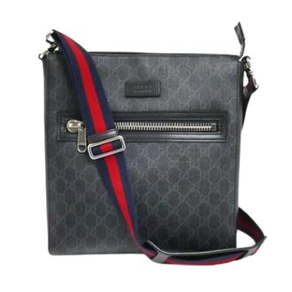 Gucci Pre-owned GG Supreme Shoulder Bag - Heren - Vintage Schoudertas - Zwart - ONE Size - Vintage