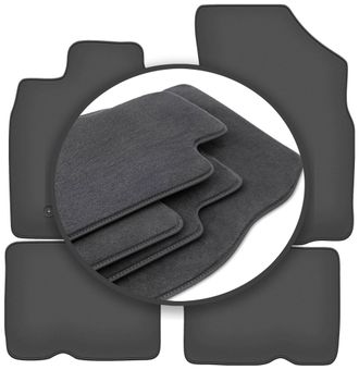 OEM Alfombrillas Premium Para Dacia Duster I 4wd Suv (2010-2018)