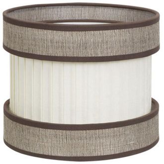 Fabrilamp Pantalla De Mesa Small Home Marr&oacute;n-beige E14 (&oslash;18 X 18 X 18 Cm)